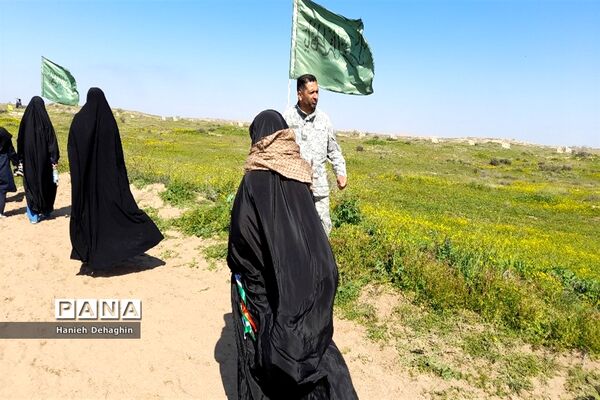 بازدید زائران راهیان نور از اماکن عملیات دفاع مقدس در خوزستان
