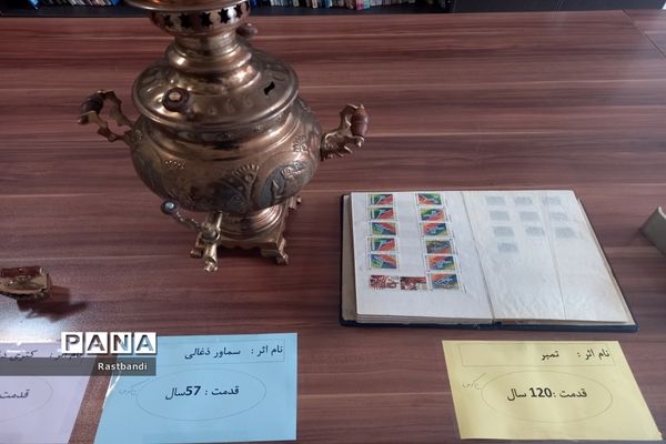 برگزاری نمایشگاه نمادین آثار باستانی در دبیرستان فرهنگ عرفان منطقه ۱۳