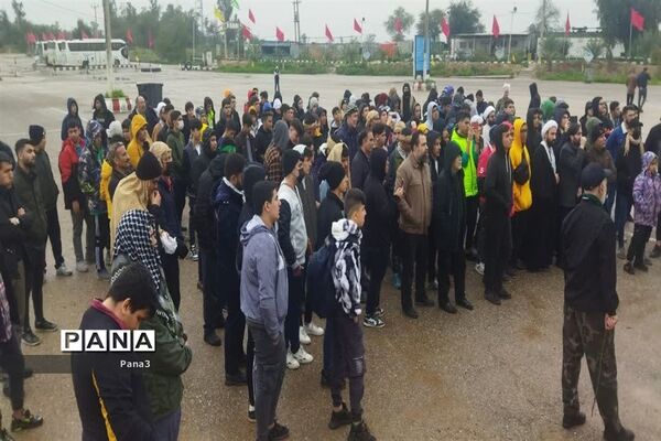 حضور دانش‌آموزان پسر منطقه ۳ در مناطق نور و حماسه در اردوی راهیان نور