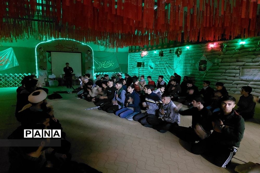 مراسم وداع با شهدا در آخرین روز اردوی راهیان‌نور