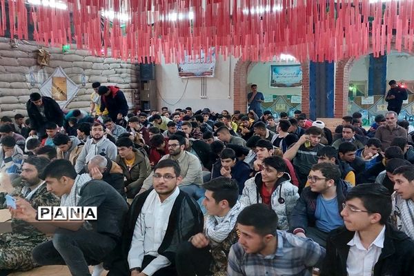 مراسم وداع با شهدا در آخرین روز اردوی راهیان‌نور