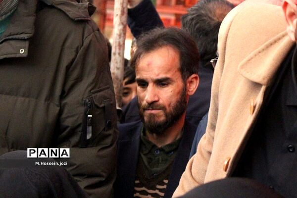 مراسم تشییع پیکر پاک شهید علیرضا بادرام