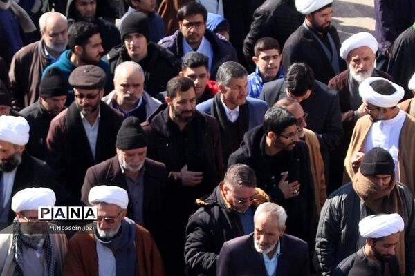 مراسم تشییع پیکر پاک شهید علیرضا بادرام