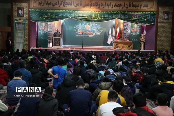 افتتاحیه دومین دوره زیارت اولی‌ها ویژه پسران با حضور۶۰۰ دانش‌آموز