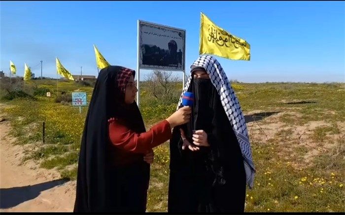 روایت خبرنگار پانای رودهن از منطقه فَکه در مناطق عملیاتی و جنگی جنوب کشور/فیلم