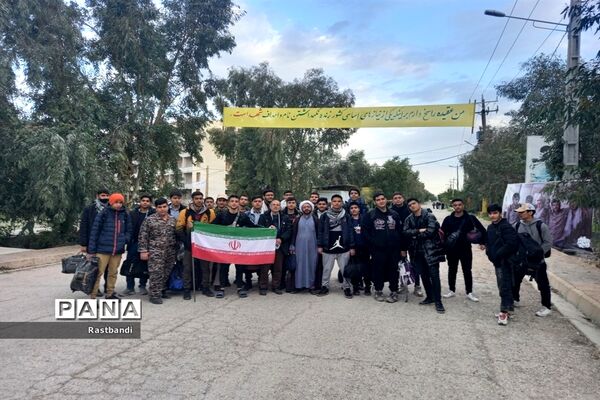 بازی و نشاط دانش‌آموزان در حاشیه اردوی راهیان نور
