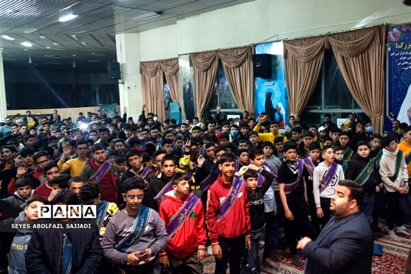 اولین روز از اردوی دانش‌آموزان زیارت اولی شهرستان‌های تهران
