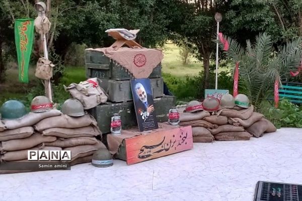 حضور دانش‌آموزان دختر رودهن در اردوگاه شهید  رستگار در اردوی راهیان نور