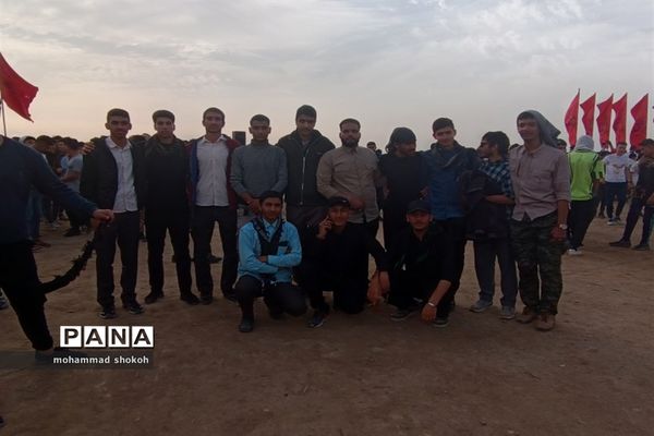 حضور دانش‌آموزان پسر دبیرستانی ناحیه 3 در راهیان نور دانش‌آموزی