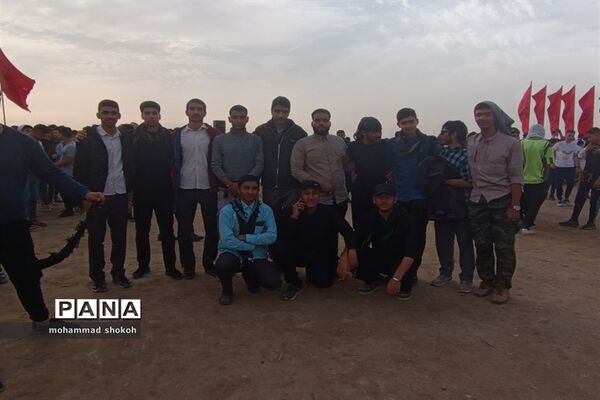 حضور دانش‌آموزان پسر دبیرستانی ناحیه 3 در راهیان نور دانش‌آموزی