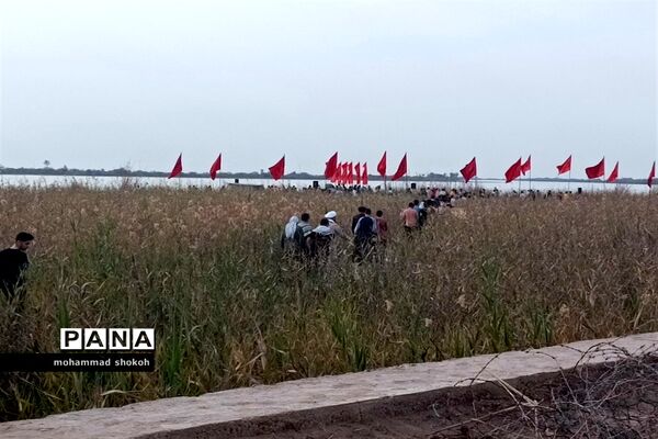 حضور دانش‌آموزان پسر دبیرستانی ناحیه 3 در راهیان نور دانش‌آموزی