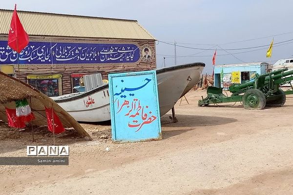 دانش‌آموزان دختر رودهن در اردوی راهیان نور