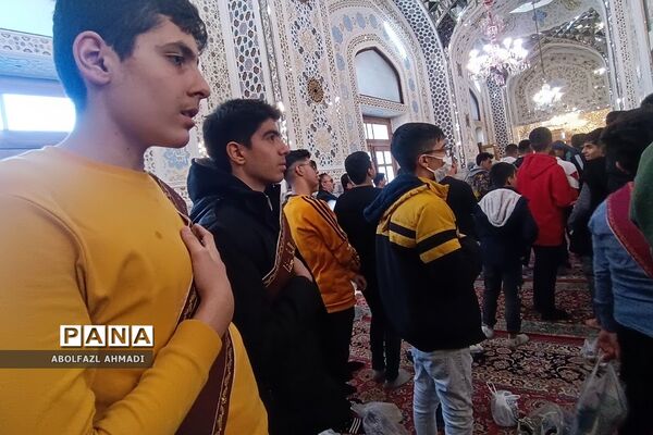 دومین روز از اردوی مشهد مقدس دانش‌آموزان زیارت اولی شهرستان‌های تهران