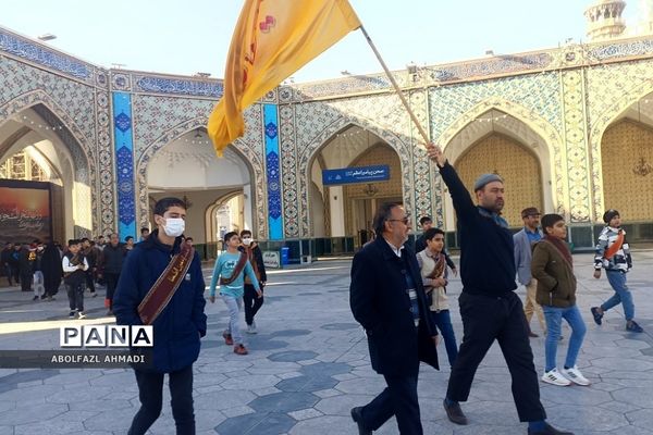 دومین روز از اردوی مشهد مقدس دانش‌آموزان زیارت اولی شهرستان‌های تهران