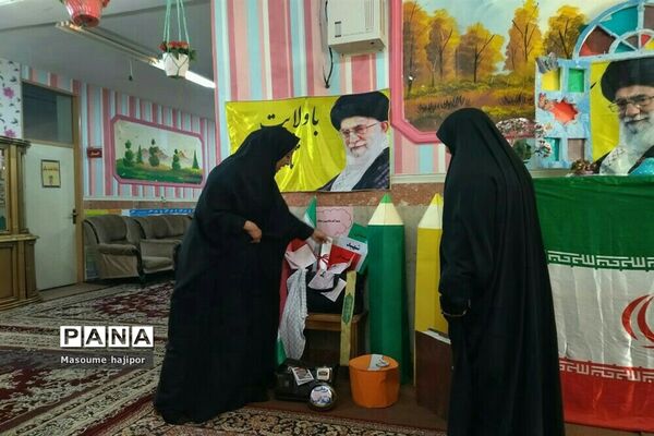 بازدید مدیر آموزش و پرورش جوادآباد از دبیرستان نوشین بختیاری