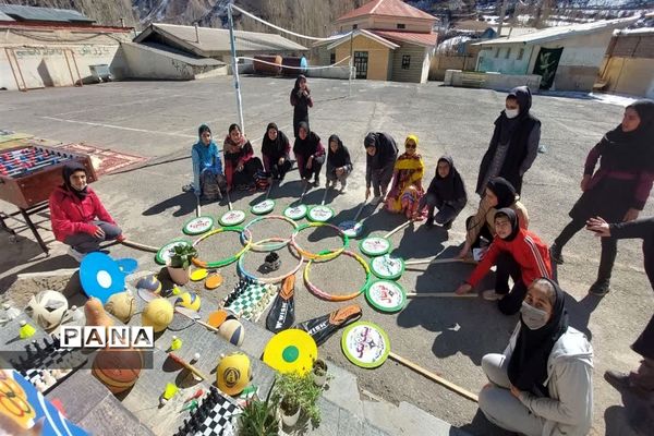 برگزاری المپیاد ورزشی درون مدرسه‌ای در بلده