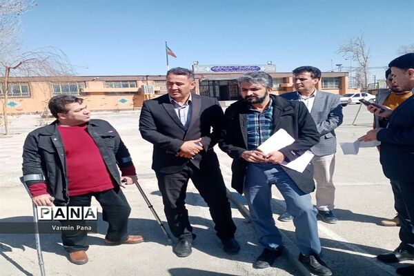 بازدید معاون تربیت بدنی  شهرستان های استان تهران از مدارس شهرستان ورامین