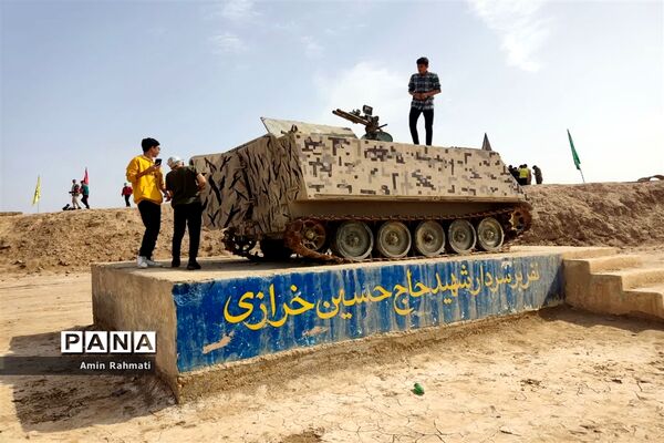 حضور پر شور دانش‌آموزان پسر استان فارس در اردوی راهیان نور