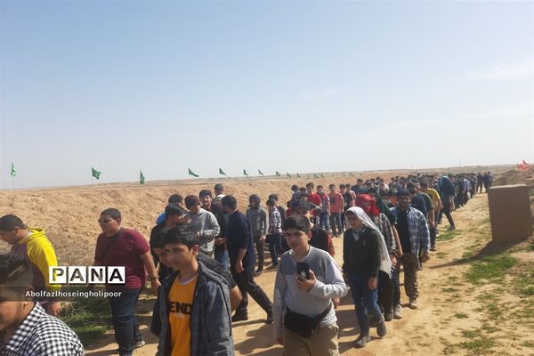 اعزام  دانش‌آموزان سمپادی شهرستان دزفول به اردوی پیشرفت نورانی