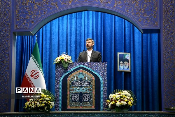 سخنرانی معاون پرورشی و فرهنگی وزیر آموزش و پرورش پیش از خطبه‌های نماز جمعه و افتتاح کانون‌ دانش‌آموزی نماز جمعه شهر تهران