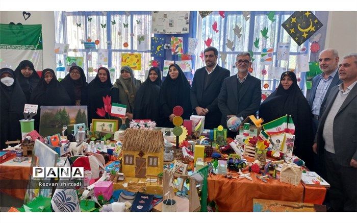 نمایشگاه دست‌سازه‌ها، دانش‌آموزان را با  رونق تولید آشنا می‌کند