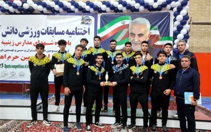 درخشش دانش‌آموزان والیبالیست کرمانشاهی در کشور
