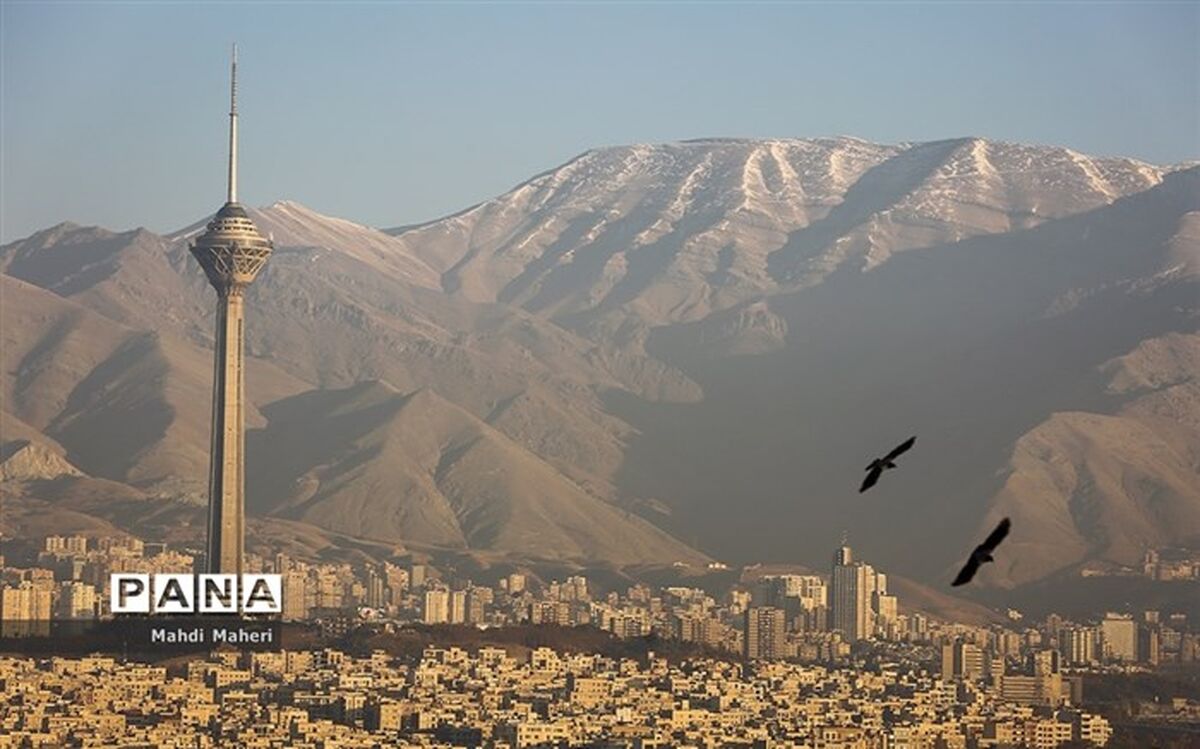 وضعیت نارنجی هوای تهران در ۱۳ ایستگاه سنجش کیفیت