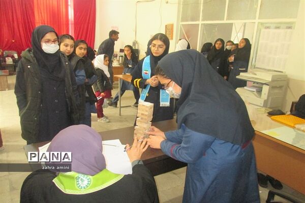 برگزاری مسابقات بازی‌های فکری سرگرمی رویش در شهرستان سروستان