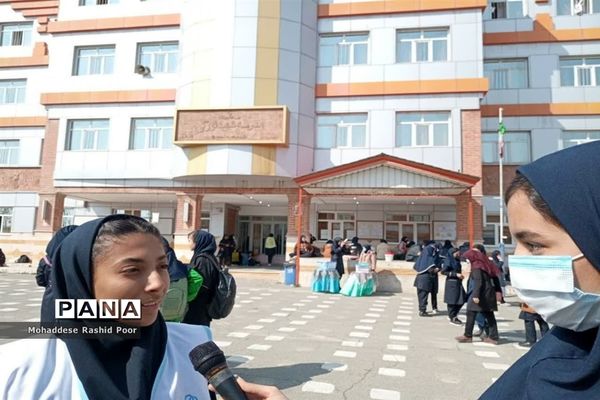 اردوی درون مدرسه‌ای دانش‌آموزان آموزشگاه شهید اورکی اسلامشهر