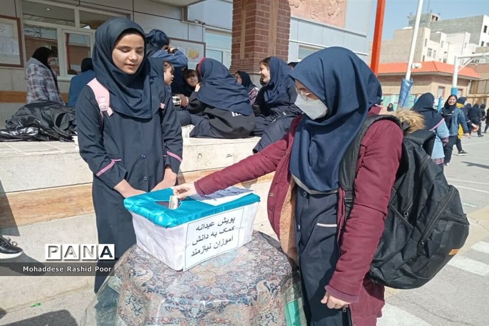 اردوی درون مدرسه‌ای دانش‌آموزان آموزشگاه شهید اورکی اسلامشهر