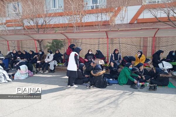 اردوی درون مدرسه‌ای دانش‌آموزان آموزشگاه شهید اورکی اسلامشهر
