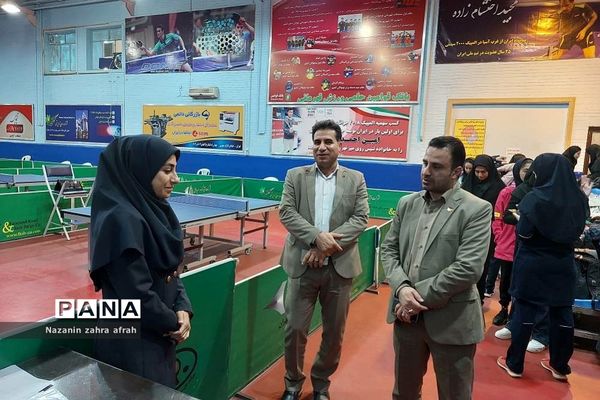 حضور موفق دانش‌آموز خبرنگار دبیرستان فرزانگان رودهن در مسابقات تنیس روی میز مدارس سمپاد استان تهران