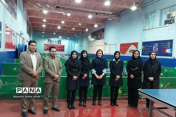 حضور موفق دانش‌آموز خبرنگار دبیرستان فرزانگان رودهن در مسابقات تنیس روی میز مدارس سمپاد استان تهران