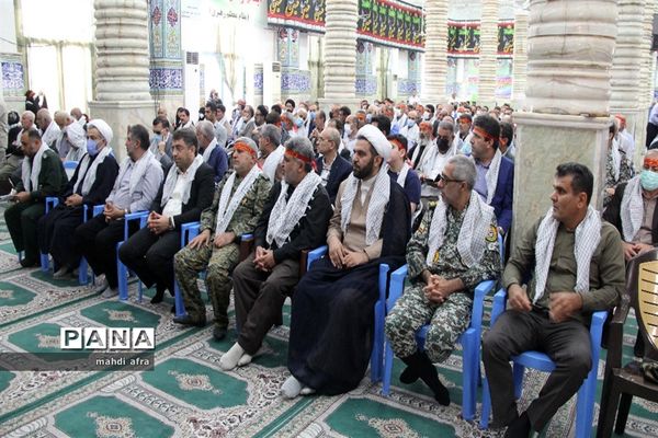 تجلیل از پیشکسوتان عرصه دفاع مقدس شهرستان بهبهان با حضور وبیناری مقام معظم رهبری (مدظله العالی)