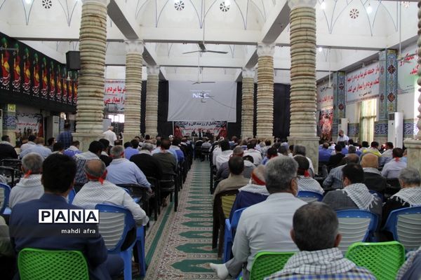 تجلیل از پیشکسوتان عرصه دفاع مقدس شهرستان بهبهان با حضور وبیناری مقام معظم رهبری (مدظله العالی)