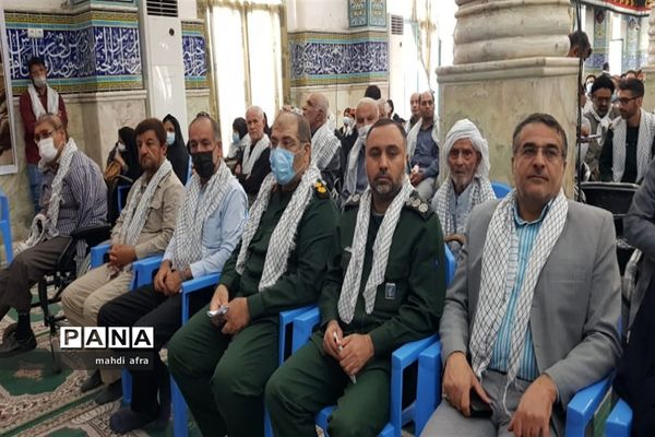 تجلیل از پیشکسوتان عرصه دفاع مقدس شهرستان بهبهان با حضور وبیناری مقام معظم رهبری (مدظله العالی)