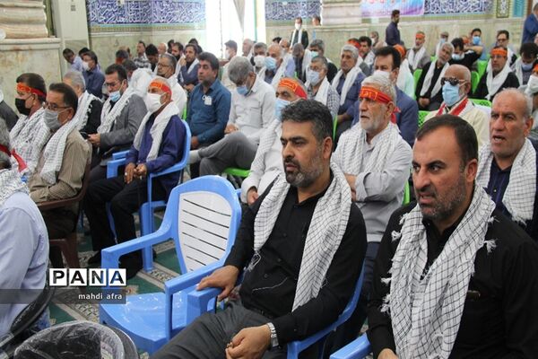 تجلیل از پیشکسوتان عرصه دفاع مقدس شهرستان بهبهان با حضور وبیناری مقام معظم رهبری (مدظله العالی)