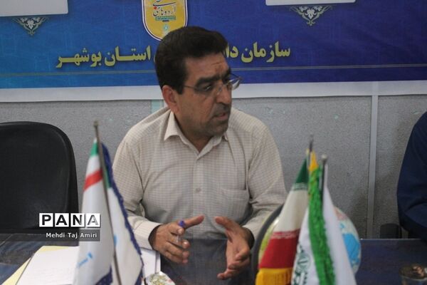 جلسه هماهنگی شور عاطفه‌ها در سازمان دانش‌آموزی استان بوشهر
