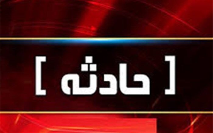 واژگونی نیسان حامل رنگ در بزرگراه آزادگان