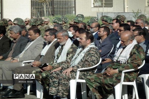 مراسم صبحگاه مشترک در اداره آموزش و پرورش، کاشمر