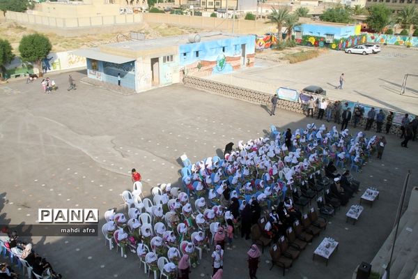 نواختن زنگ استانی شکوفه‌های حسینی در بهبهان