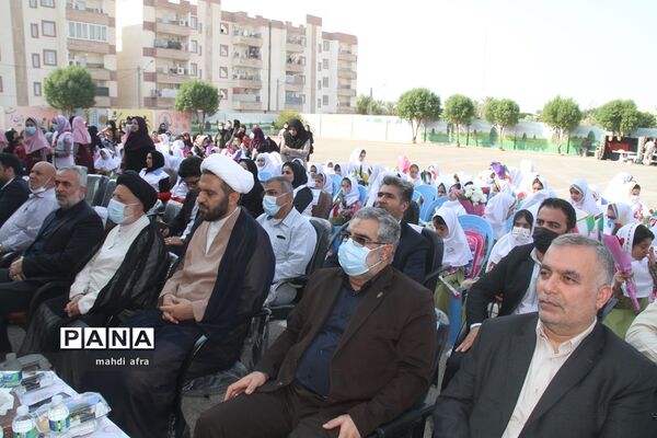 نواختن زنگ استانی شکوفه‌های حسینی در بهبهان