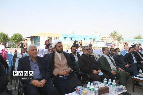 نواختن زنگ استانی شکوفه‌های حسینی در بهبهان