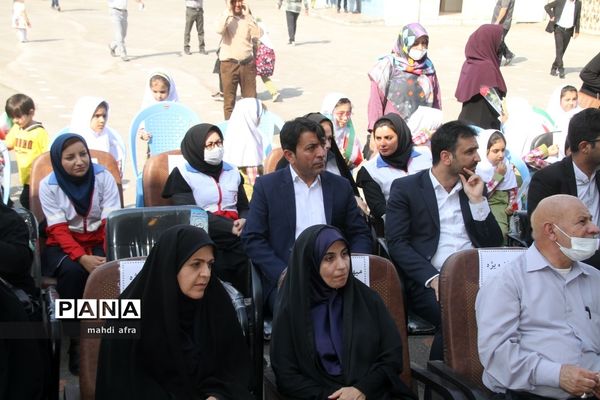 نواختن زنگ استانی شکوفه‌های حسینی در بهبهان