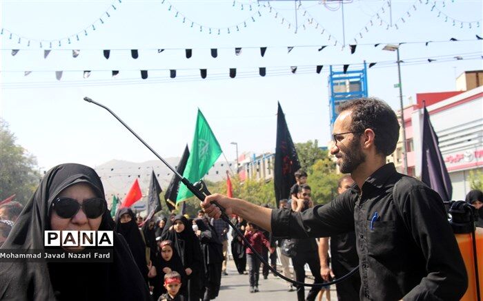 پوشش امدادی پیاده‌روی زائران حرم رضوی