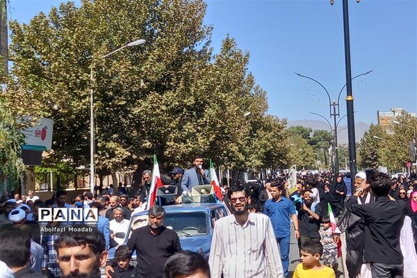 تظاهرات مردم کاشمر در محکومیت اشرار و فتنه‌گران