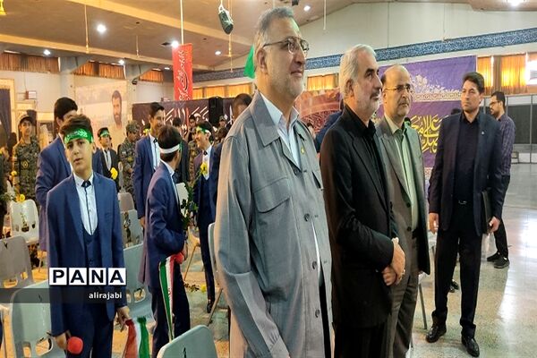 آیین نواختن دوازدهمین زنگ دانش‌آموز شهید در گلزار شهدای بهشت زهرا(س)
