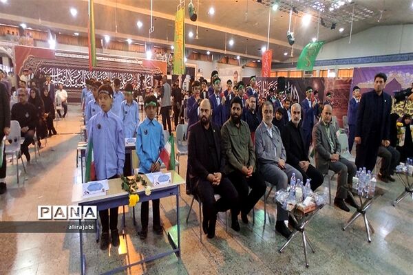 آیین نواختن دوازدهمین زنگ دانش‌آموز شهید در گلزار شهدای بهشت زهرا(س)