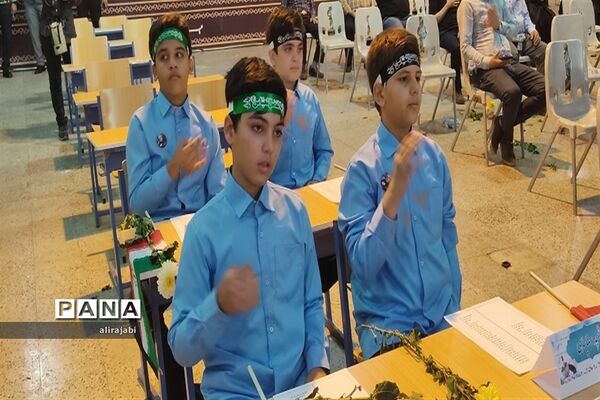 آیین نواختن دوازدهمین زنگ دانش‌آموز شهید در گلزار شهدای بهشت زهرا(س)