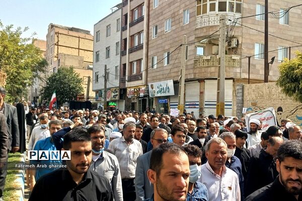 اعلام انزجار از آشوبگران وابسته به استکبار جهانی در شهرستان پاکدشت